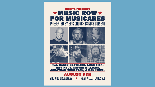 Move over, Chief: Eric Church's Band takes center stage for charity